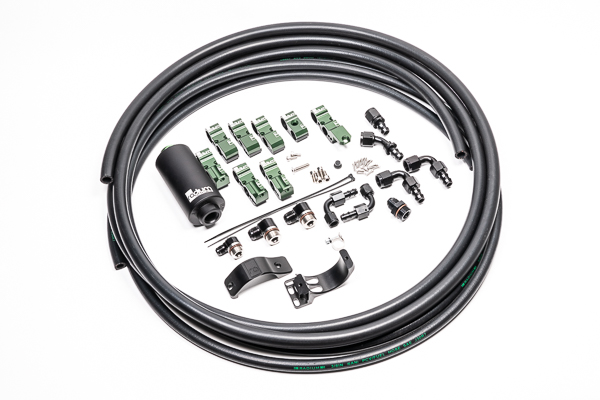 Radium Engineering — Radium Engineering Late Nissan Fuel Hanger Plumbing Kit Microglass Filter - view 3